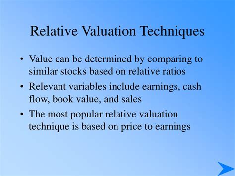 Fundamental Valuation Techniques for